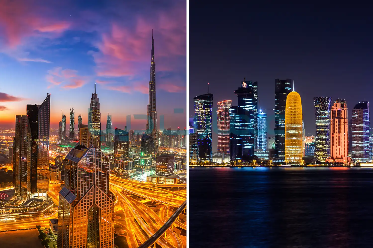 مقایسه خرید ملک در دبی با قطر